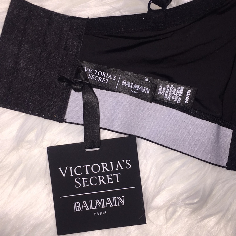 Victoria’s Secret x Balmain strapmesh longline bra - Picture 4 of 4